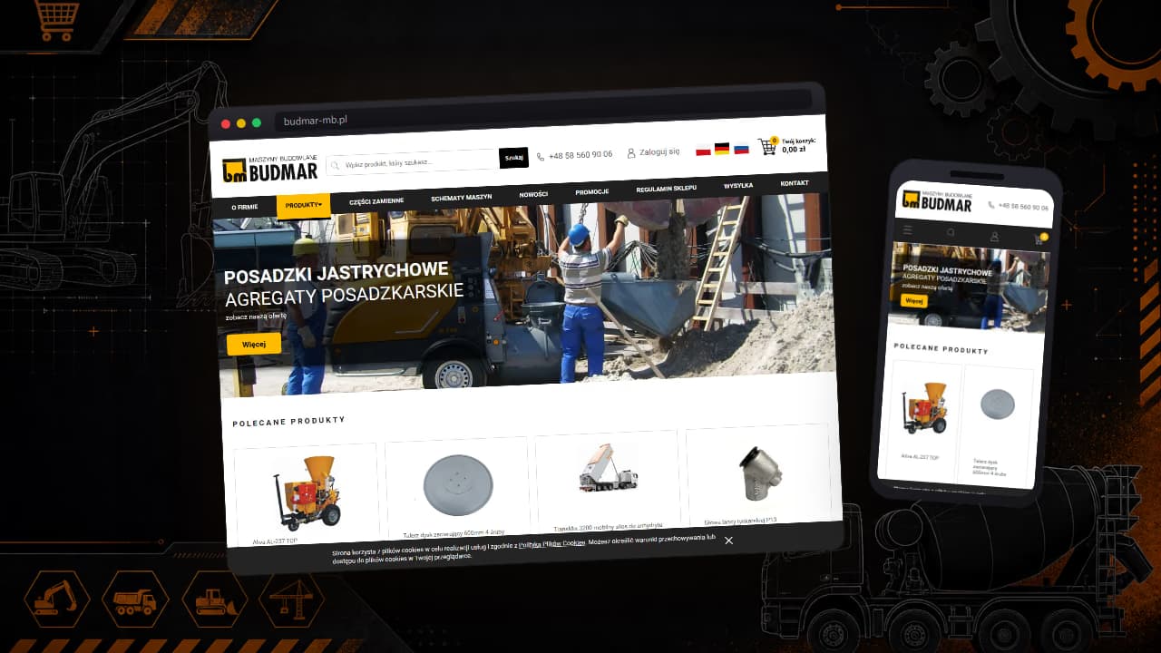 Podgląd projektu BUDMAR-MB.pl