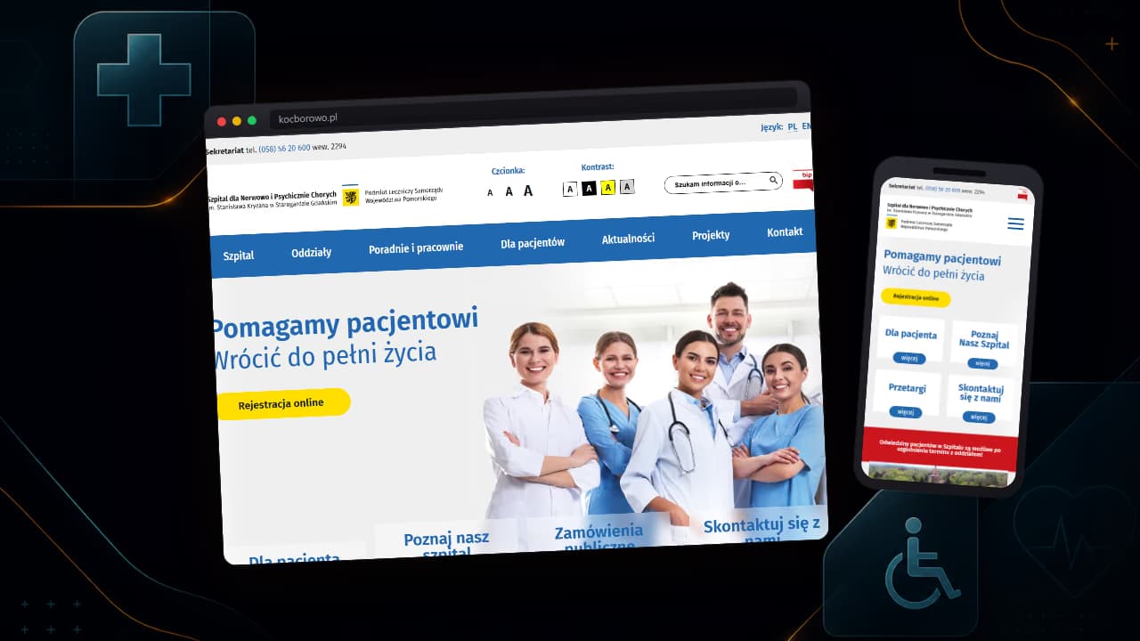 Podgląd projektu Kocborowo.pl